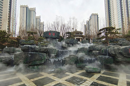 呂梁新城一號(hào)小區(qū)塑山景觀(guān)工程
